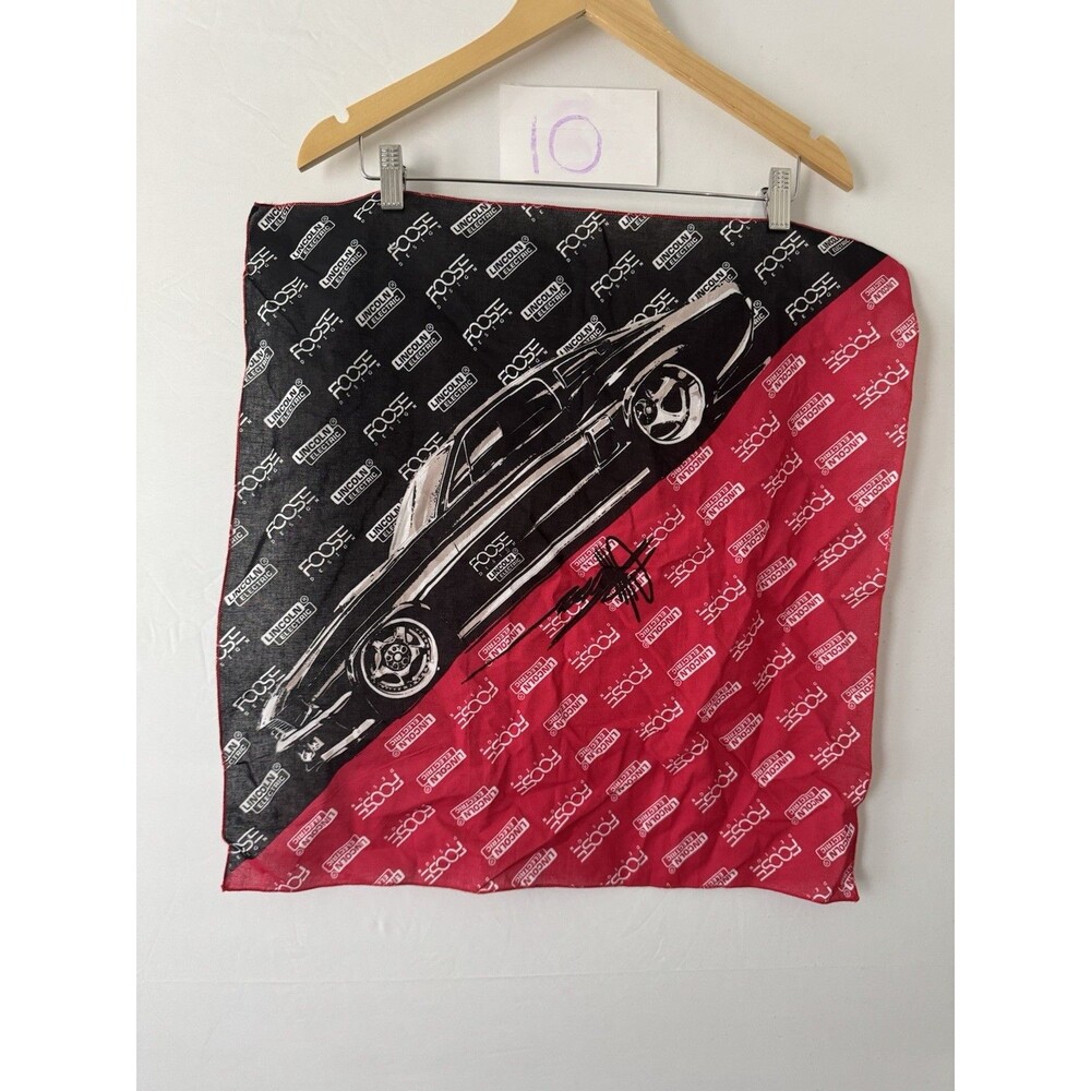 Lincoln Electric Foose Design Microfiber Towel Bandana Car Graphic Promo Cloth